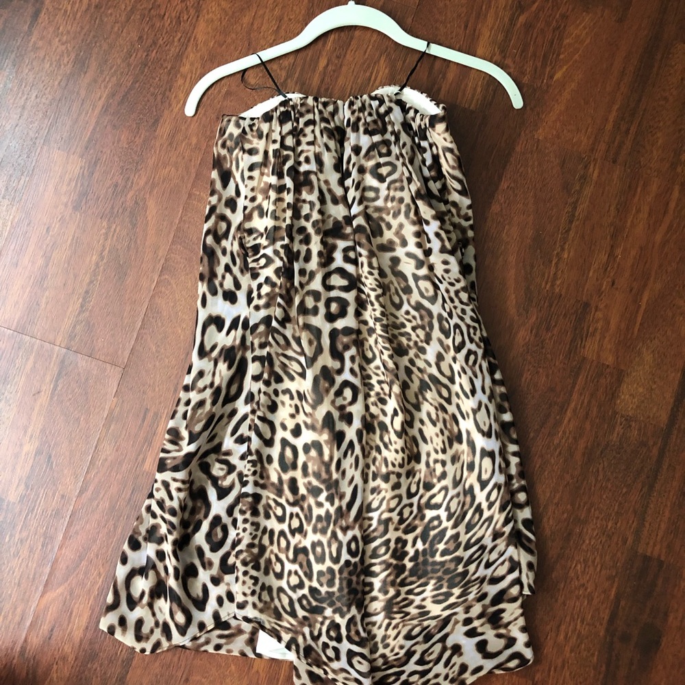 Lavender Brown Cheetah/Leopard Dress - Picture 3 of 4